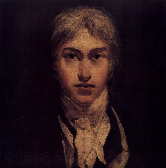 Joseph Mallord William Turner Self portrait Norge oil painting art